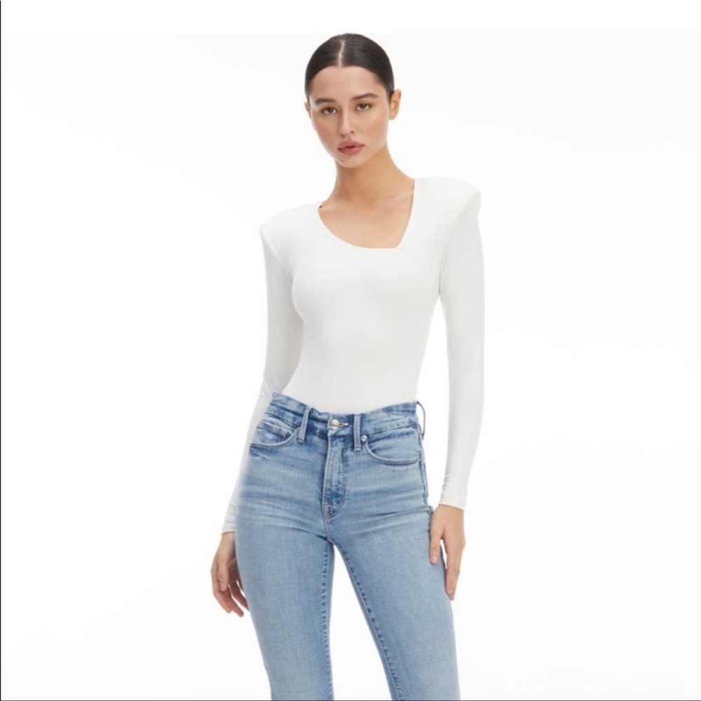 Good American white body suit size 3 means size L
